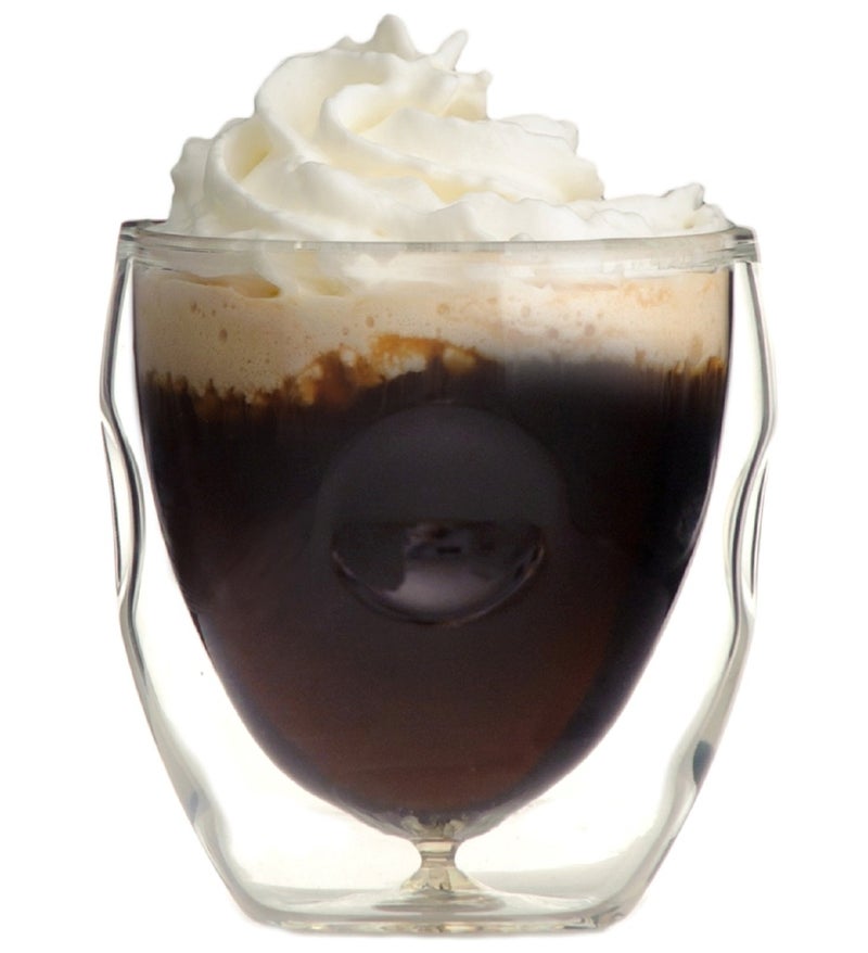 Ozeri Moderna Artisan Series Double Wall Beverage and Espresso Shot Glasses, 2-Ounce, Set of 4 - Image 2