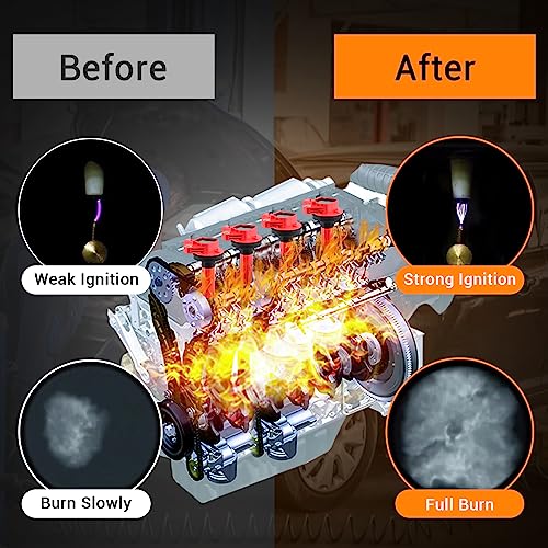 CarBole مجموعة بواجي الإشعال CarBole DG542 بديل لفورد F-150 موستانج 5.0L V8 2011-2015، استبدال OE# UF622 BR3Z-12029A 5C1859 B181HE (عبوة من 8)  - Image 5