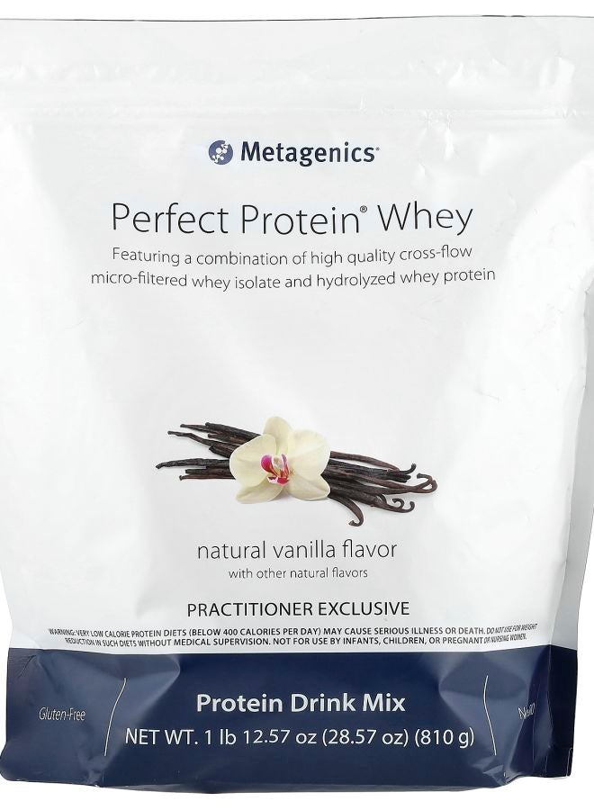 Metagenics Perfect Protein® Whey Natural Vanilla  1 lb 12.57 oz (810 g) - Image 1