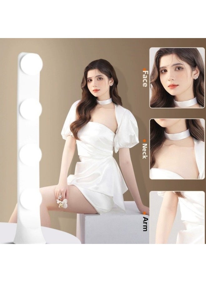 Generic - Live Fill Light Anchor Dedicated Portable Desktop Double Row Lights Live Room Beauty Soft Light LED Face Lighting Light-Specifications:⭐ [highlight Model] ⭐ Double Row 8 Light Bulbs (three-tone Lighting) - Image 1