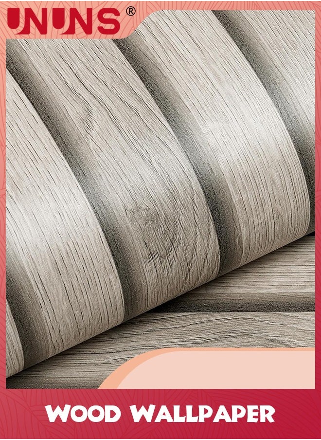 UNUNS 3D Wood Slat Wall Wallpaper,Modern Accent Wall Panels for Interior Wall Decor,Self Stick Removable Wallpaper Vertical Wood Slats for Wall Contact Paper,44.5CMx5M,Beige  - Image 5