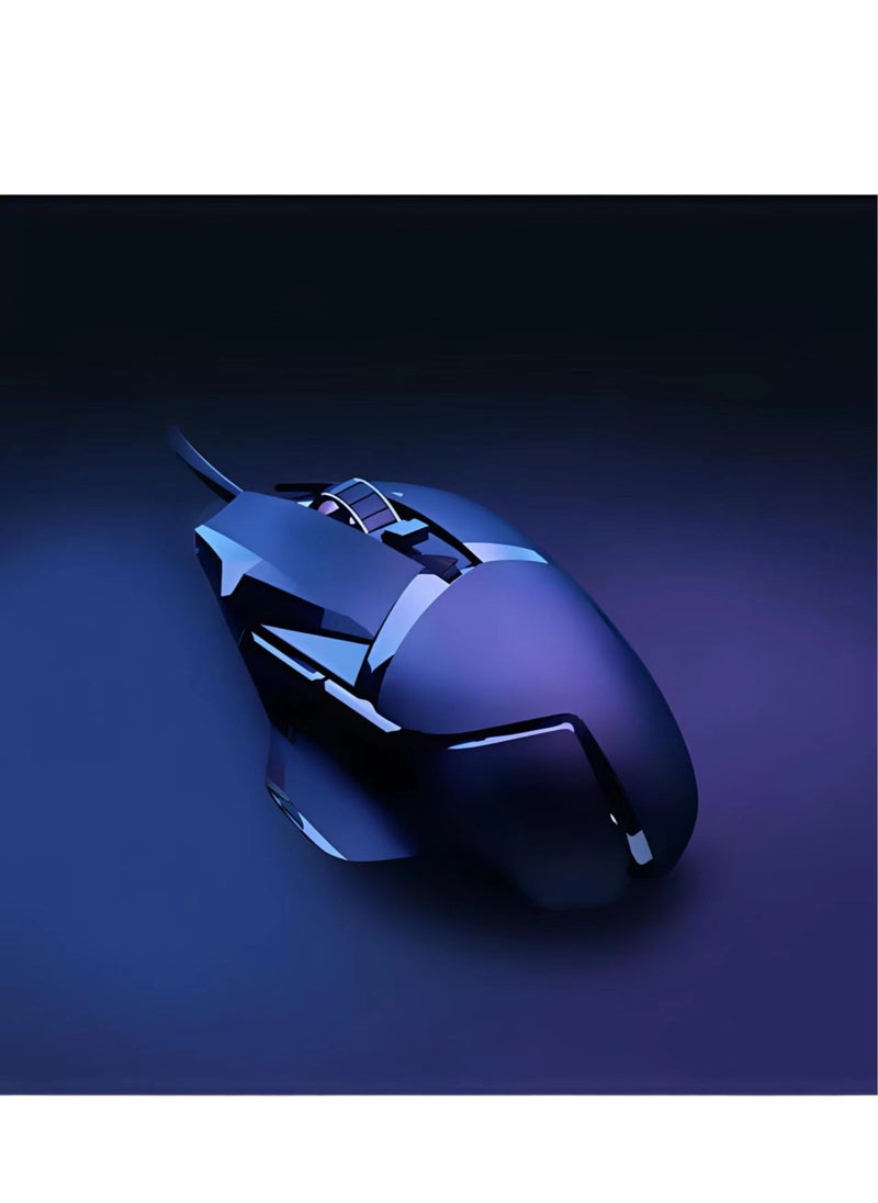 GK502pro ماوس ألعاب عالي الأداء، 7200 نقطة لكل بوصة، عمر بطارية طويل، أسود