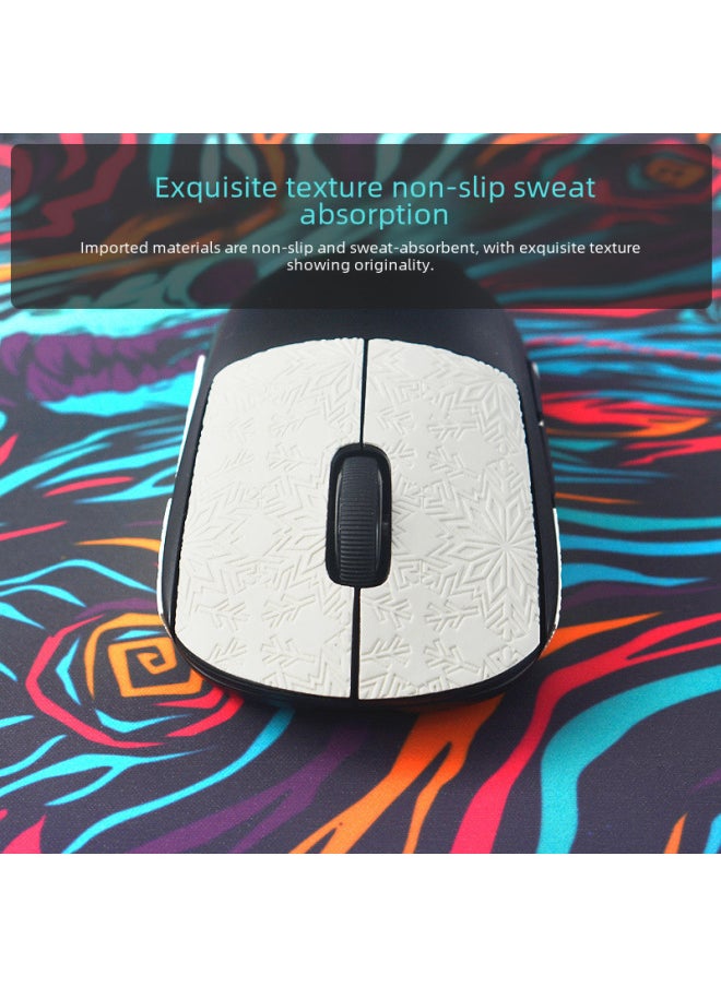 Anti-slip Mouse Pad Logitech Gpw First Second Generation Specialized Lizard Skin Sweat Absorption Anti-slip Sticker-Color:GPW Second Generation Snow Pattern-yellow