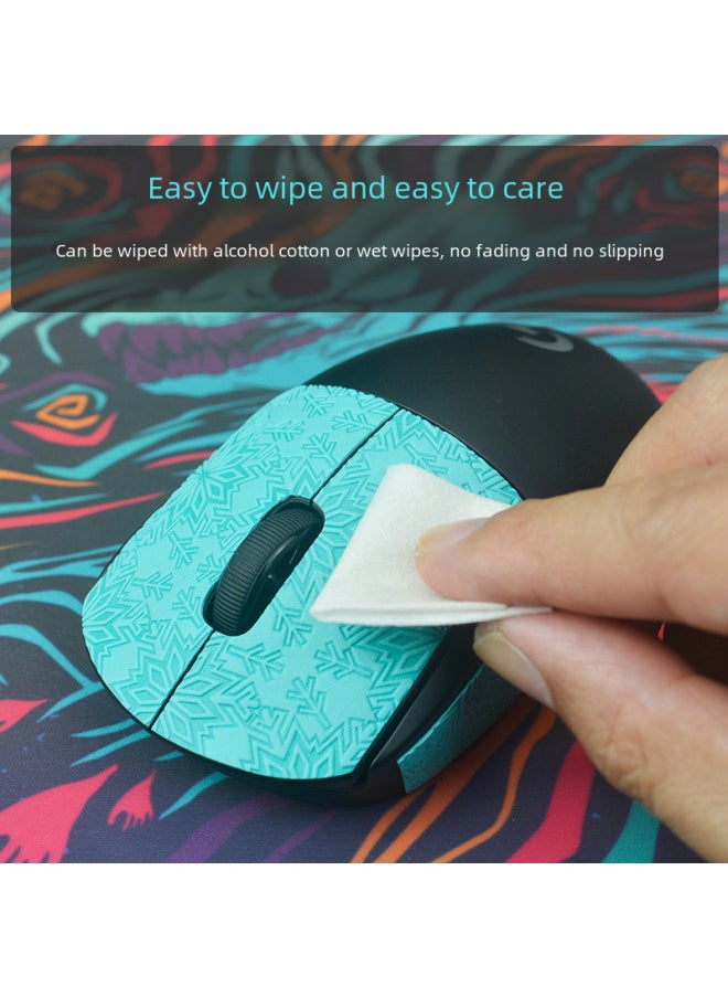 Anti-slip Mouse Pad Logitech Gpw First Second Generation Specialized Lizard Skin Sweat Absorption Anti-slip Sticker-Color:GPW Second Generation Snow Pattern-yellow