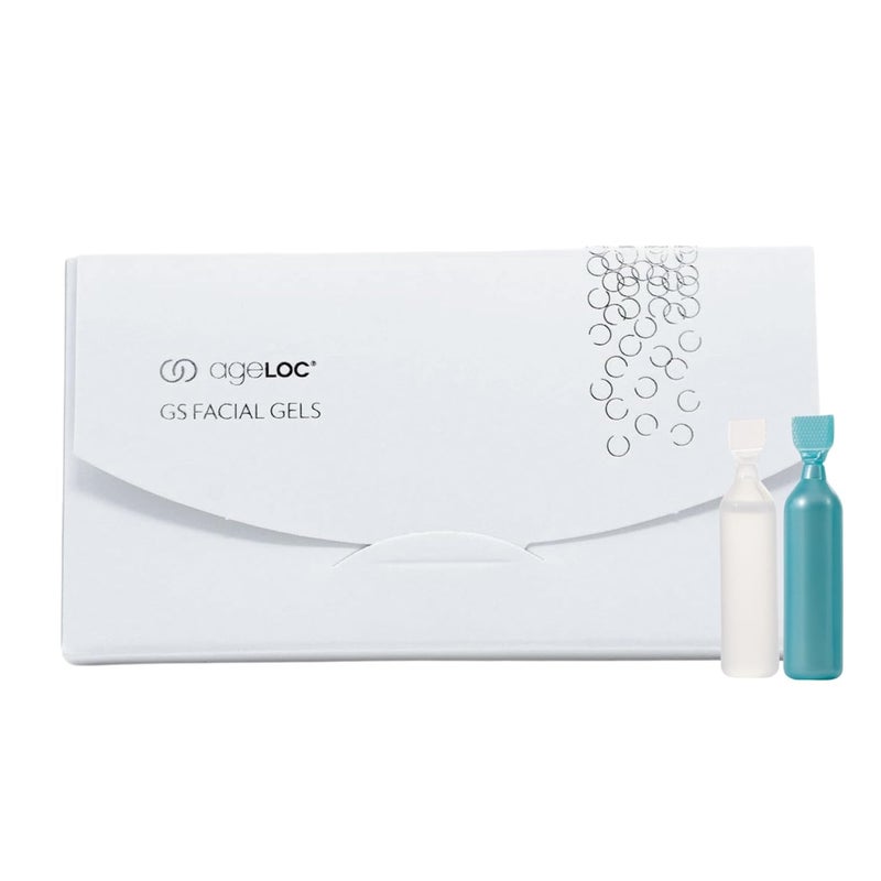 Nu Skin جل الوجه Nu Skin ageLOC GS  علاج مضاد للشيخوخة بخطوتين مصمم للاستخدام المنزلي لتقليل الخطوط بشكل ملحوظ والحصول على بشرة شابة متألقة 1 عبوة