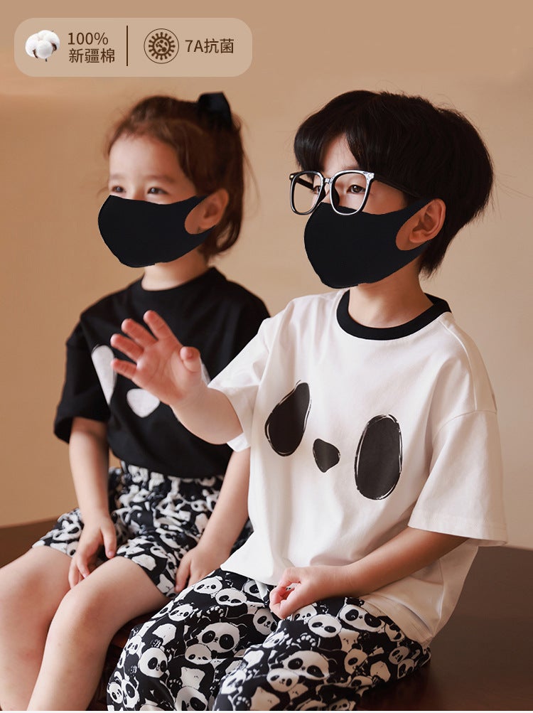 Children'S Summer Cotton Short-Sleeved T-Shirt Baby Single Top Boys' Casual Solid Color Class A Thin Homewear - Image 3