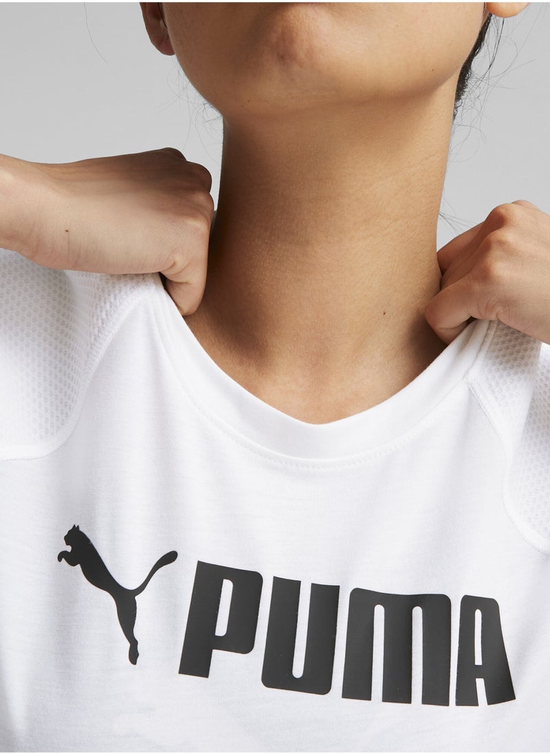 PUMA - Fit Logo Womens Training T-Shirt - Image 1