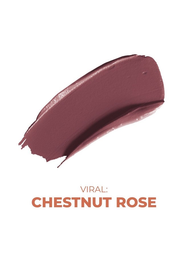 Beauty For Real Be Seen Weightless Liquid Lipstick Viral Chestnut Rose Matte Full Coverage Longwear Color Non Drying Formula With Jojoba & Avocado Oils Cruelty Free - Image 4