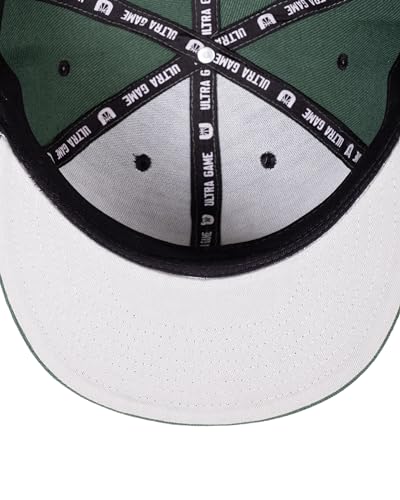Ultra Game NBA Official Men’s Snap Back 3D Embroidered Team Logo Baseball Cap Hat - Unisex, Milwaukee Bucks, Team Color, 1SIZE - Image 3