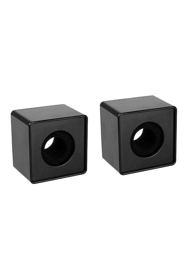 NIBEMINENT 2-Piece Molding Interview Microphone Flag Station Set Black  - Image 1
