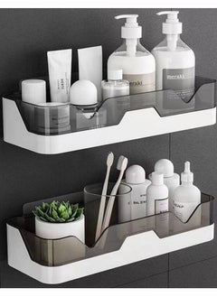 2-Pack Shower Caddy Separable Shower Organizer with Hooks No Drilling Double Layer Shower Shelf Used for Bathroom and Kitchen