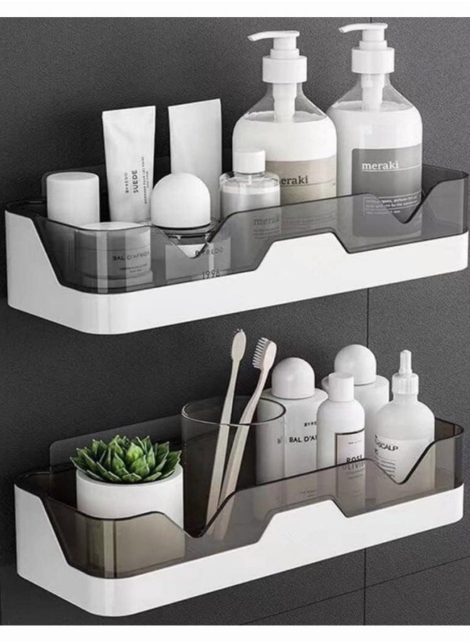 MIXDE - 2-Pack Shower Caddy Separable Shower Organizer with Hooks No Drilling Double Layer Shower Shelf Used for Bathroom and Kitchen - Image 1