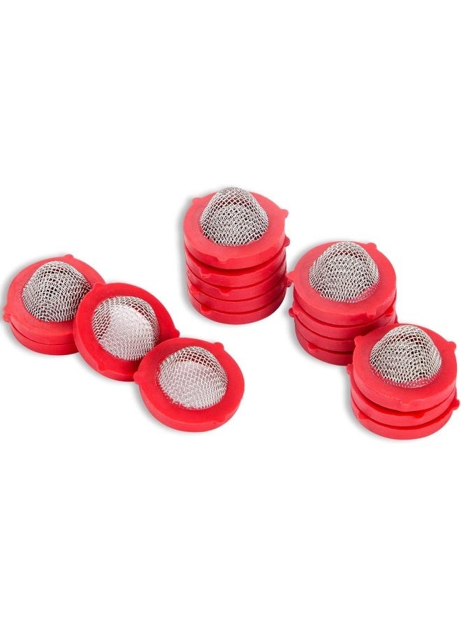 Breezliy 20 Pieces Stainless Steel Filter Hose Washers Inlet Hose Screen Washer Repair Kit For 5/8 Inch Washing Machine And 3/4 Inch Garden Hose Connector  - Image 1