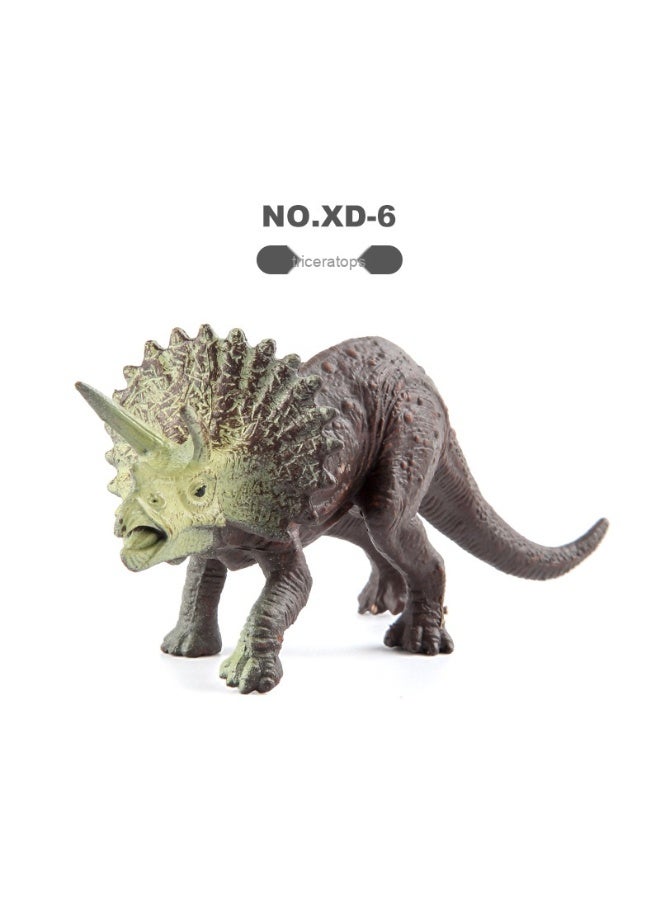 NIBEMINENT Kids Realistic Dinosaur Figurines - Assorted Mini Solid Dinosaur Models