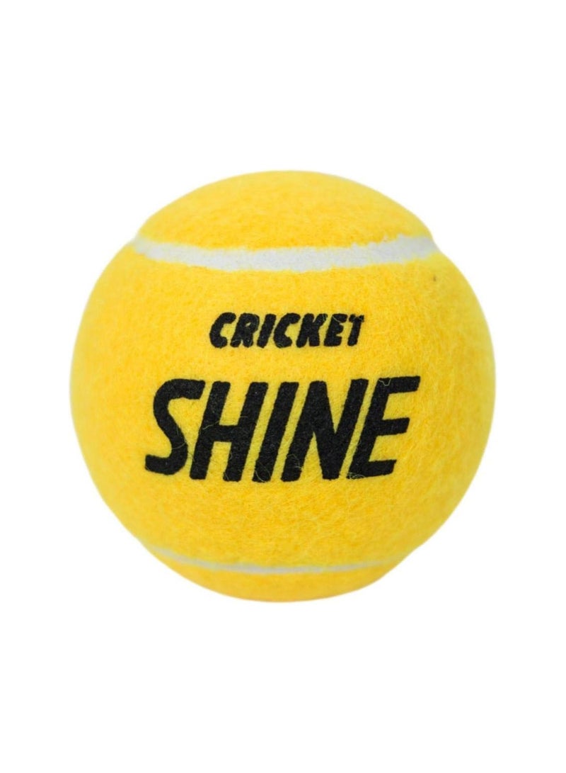 Shine Professional Shine Cricket Tennis Ball 6 Pieces - Image 2