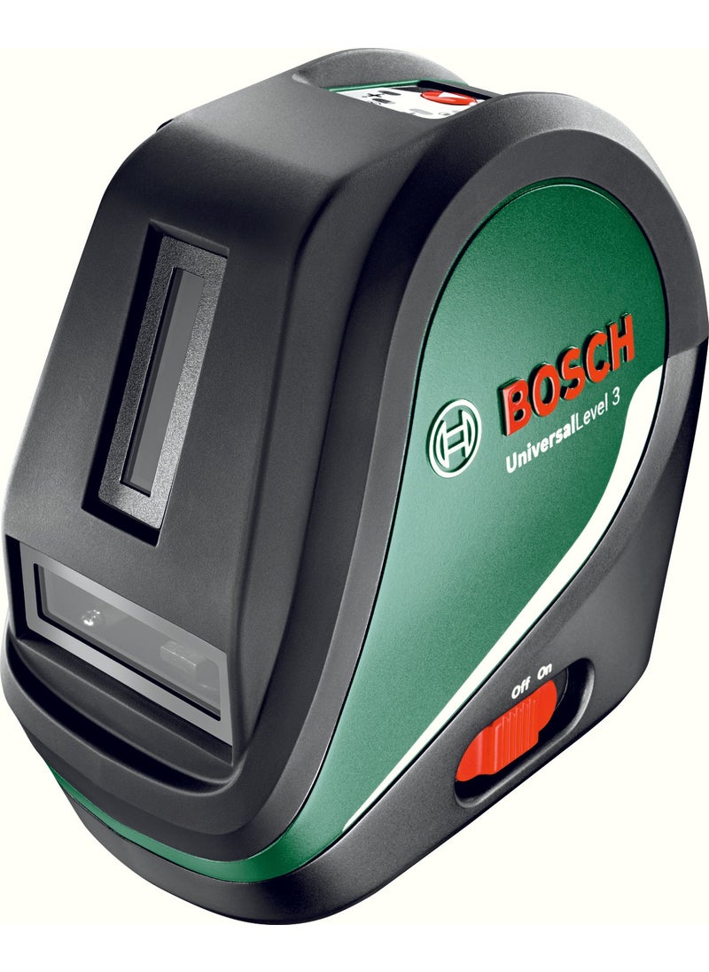BOSCH UniversalLevel 3 Cross Line Alignment Laser + 1.5 meter Tripod  - Image 2