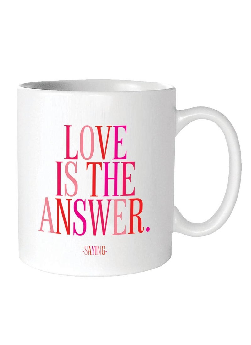 quotable Quotable Mugs Love Is the Answer  - Image 1