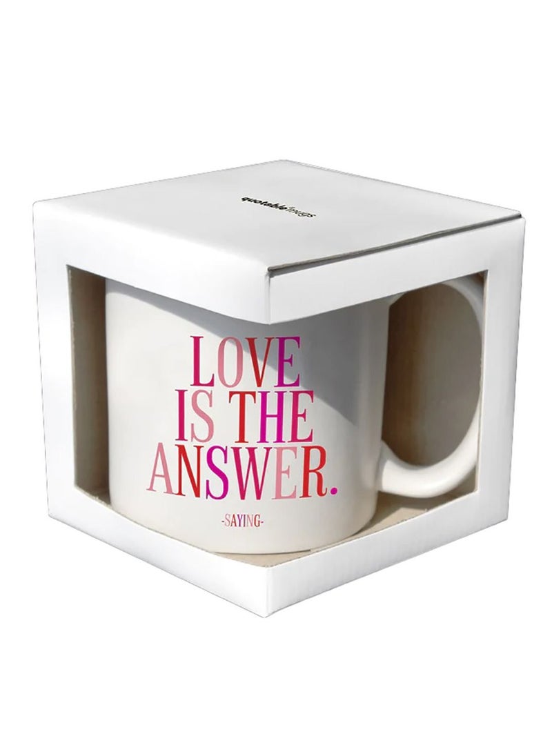 quotable Quotable Mugs Love Is the Answer  - Image 2