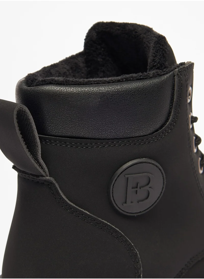 Flora Bella Solid Lace-Up Ankle Boots