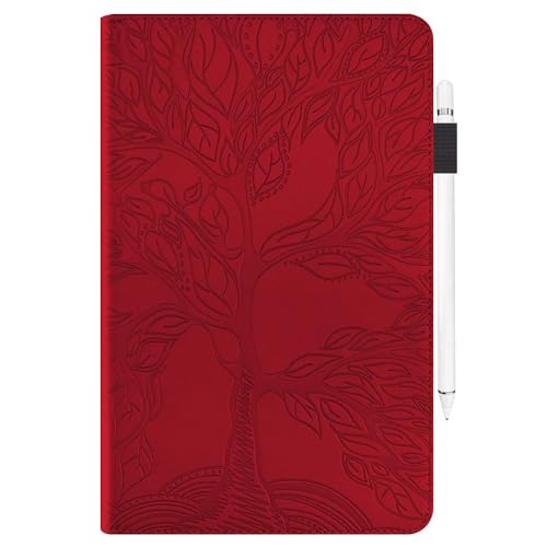 TIPOYOROO Case for Samsung Galaxy Tab S10 Ultra 2024 /S9 Ultra 14.6 Inch 2023 PU Leather Multi-Angle Viewing Folio Stand Cover with Card Slot Pen Holder for SM-X920/X926B/X910/X916-Red - Image 5