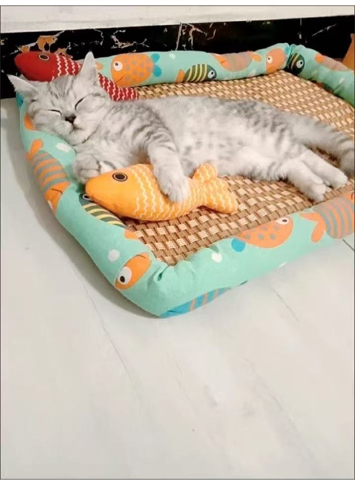 Summer Rattan Cooling Bed for Kittens - Image 2
