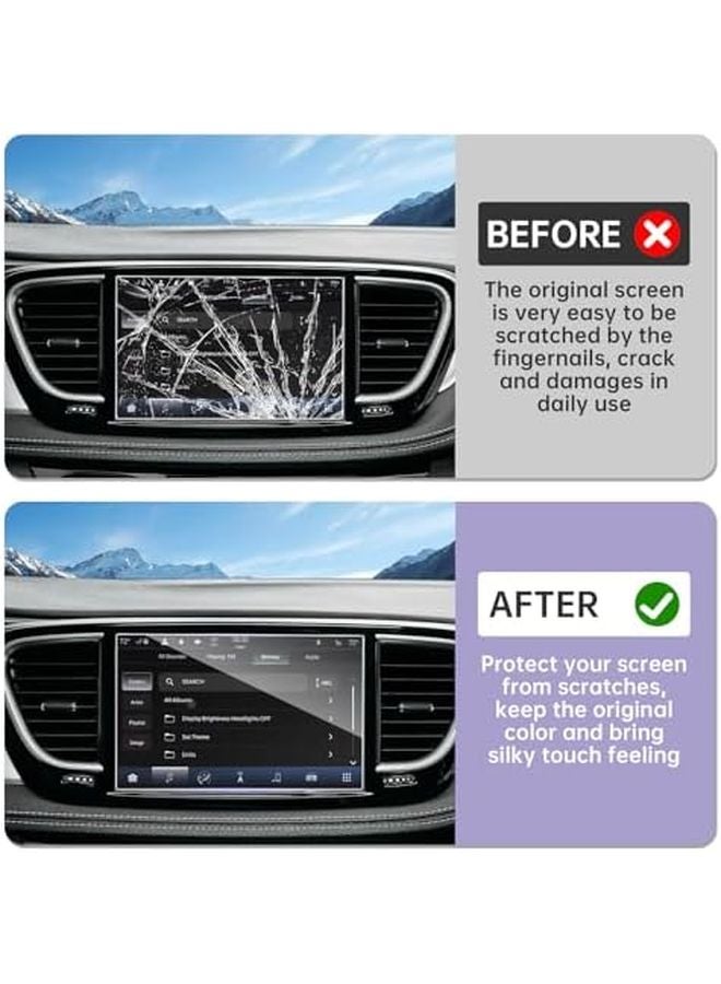 2025 Chrysler Pacifica 10 1 Inch Touchscreen Protector Anti Reflective Nano 2PCS - Image 3
