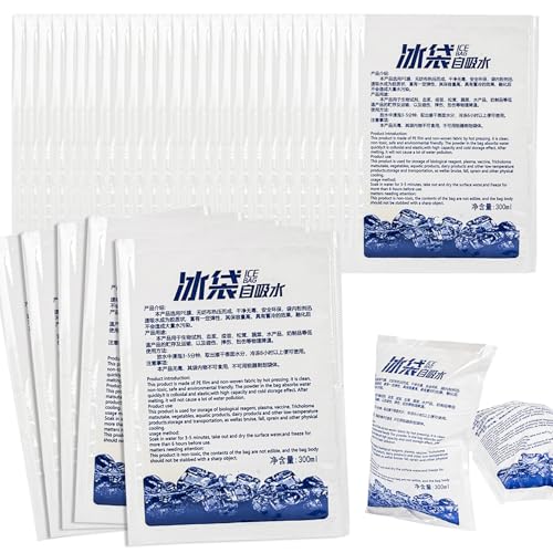 RAINFLOW 35 Pcs Dry Ice Packs for Shipping - Reusable Cold Ice Packs for Shipping Frozen Food Coolers Lunch Boxes - Image 1