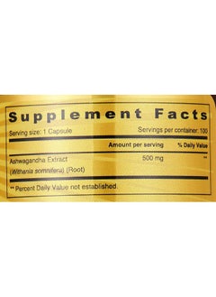 SUNSHINE NUTRITION Ashwagandha 500 Mg 100 Capsules  - Image 5