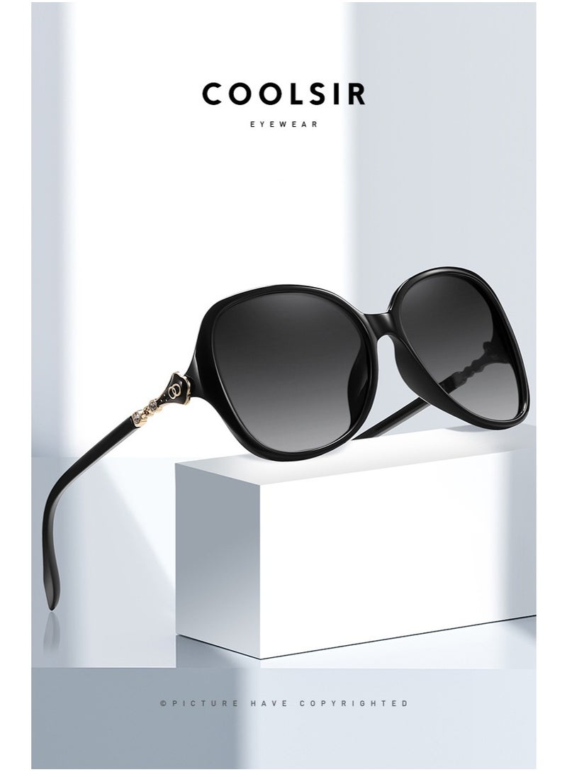 COOLSIR Women's polarized sunglasses high-end French style sunglasses  - Image 2