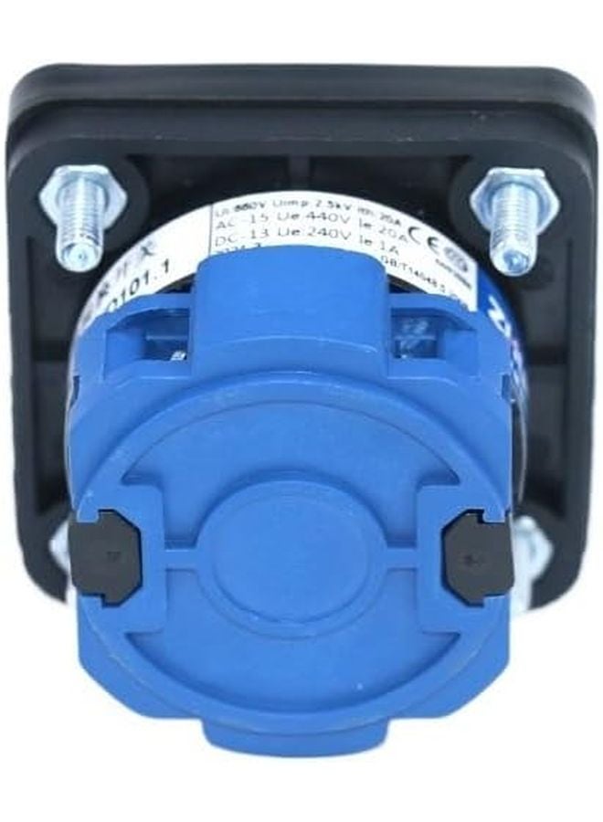 Universal Rotary Cam Switch D101 1 ON OFF ON 48 Size 20A 660V 64X64mm - Image 4