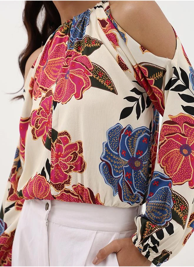 Studio Erst Scarlet Bloom Blouse