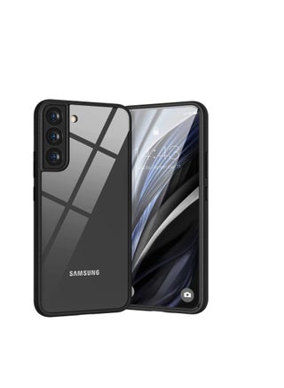 Clear Case Compatible Case Shockproof Hard PC +Soft Silicone [Not Yellowing] Transparent Protective Slim Hard Back Cover with Silicone Frame for (Black, SAMSUNG S22 plus ) - pzsku/Z0D6F9647FF4D36245B01Z/45/_/1709392605/b9ce3f97-8bcf-4268-bed9-78f55df4b641