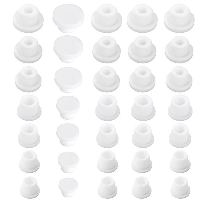 35 PCS SILICONE SALT AND PEPPER SHAKER STOPPERS REUSABLE SALT SHAKER PLUGS STOPPER REPLACEMENT REPLACEABLE SALT PEPPER SHAKER STOPPERS FOR HOME KITCHEN BOTTLE PIPE10111213141516MM