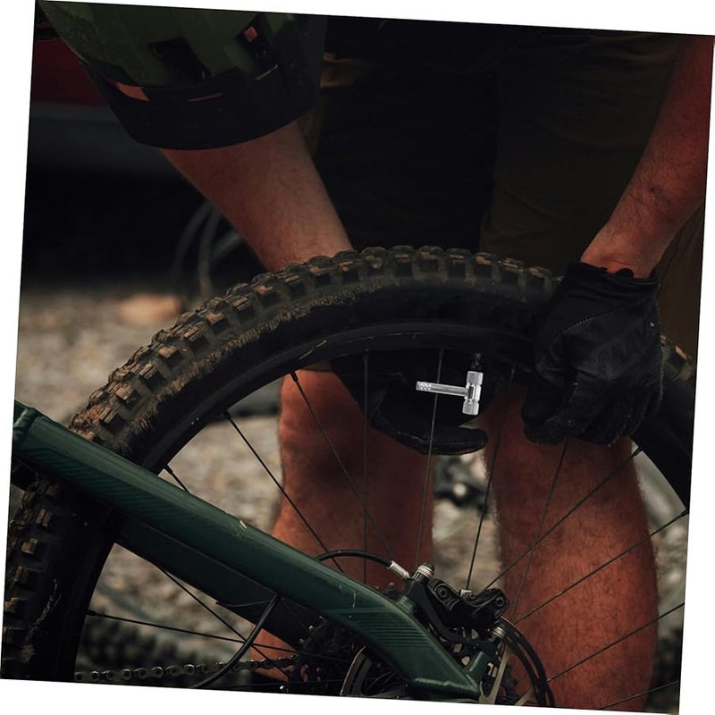 Motorcycle Electric Bike Tire Inflator T Shaped Double Head Air Chuck Quick Repair - Image 5