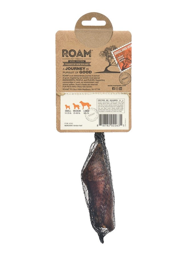 ROAM Pet Treats Bucky Hoof Pack of 2 - Grasslands Venison Hoof Dog Chew, Single Ingredient, All Natural, Grain-Free, & Gluten-Free - Image 2