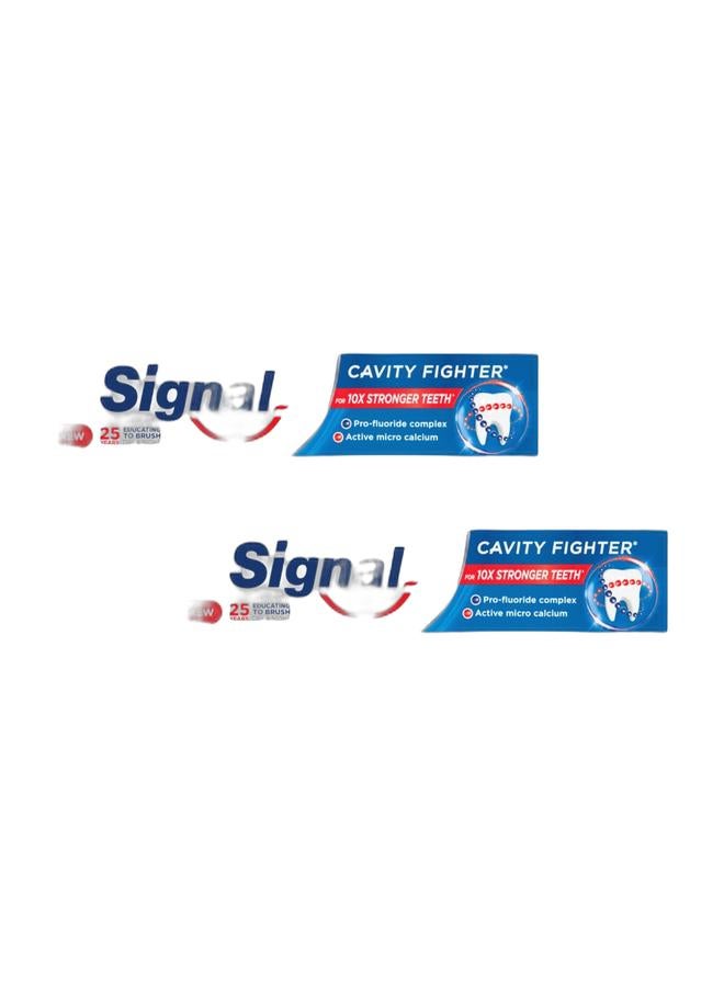 Signal Fluoride Toothpaste Cavity Fighter 120ml, Bundle of 2 - Image 1