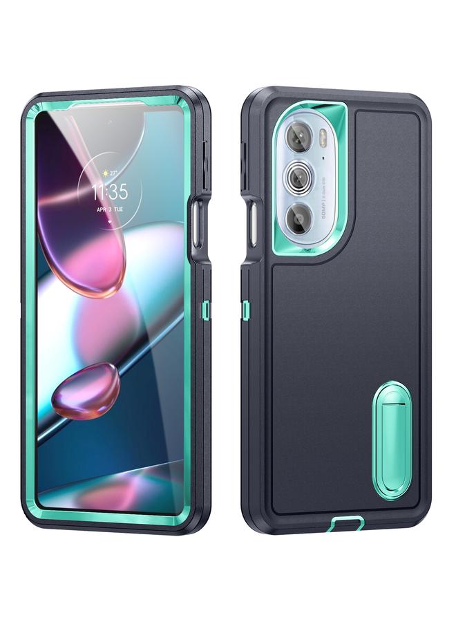erorex Case For Motorola Edge 30 Pro 3 in 1 Rugged Holder Phone Case - Image 1