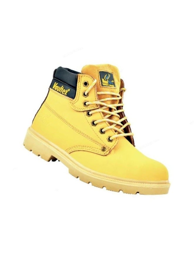 Vaultex 11K High Ankle Steel Toe Safety Shoes - Honey, 40 - Image 1