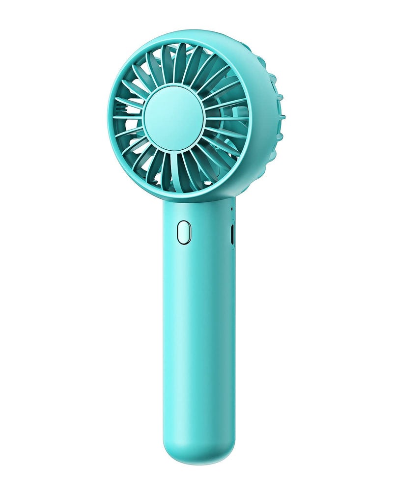 Gaiatop Mini Portable Fan, Powerful Hand Fan Cute Design 3 Speed Dual Motors Personal Small Desk Fan with Base, Lightweight Rechargeable USB Handheld Fan for Stylish Girl Women Men Indoor Outdoor - Image 1