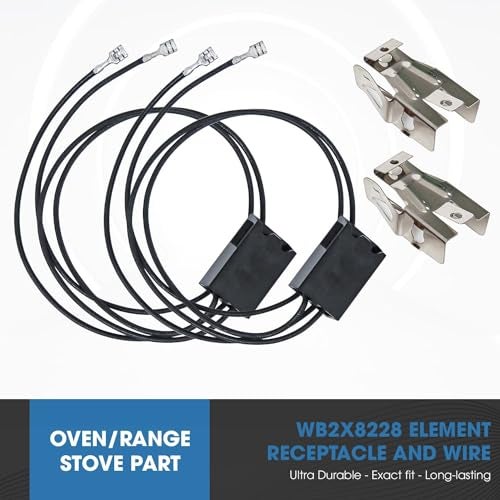 Seentech WB2X8228 Element Receptacle and Wire Kit by Seentech Replacement Part for GE, Hot-Point, and Ken-More Electric ranges and cooktops. Replaces AP2013499 PS242972 250535 WB2X8228 WB02X8228 (2 Pack) - Image 2
