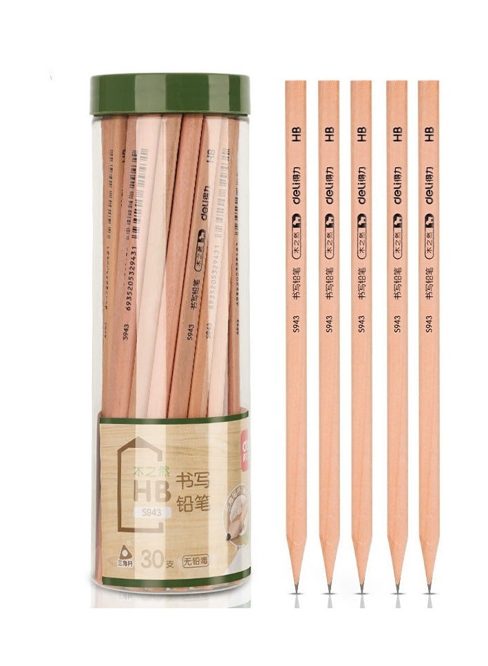 Generic HB Hexagonal Pencil, Student Anti Slip 30 Pieces/Box - Image 1