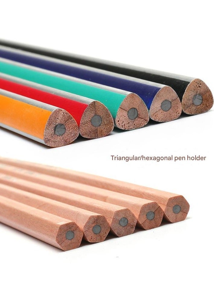 Generic HB Hexagonal Pencil, Student Anti Slip 30 Pieces/Box - Image 2