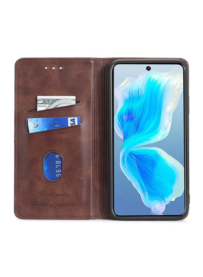 The Bros Case For Huawei Enjoy 60 Cow Texture Magnetic Horizontal Flip Leather Phone Case  - Image 3