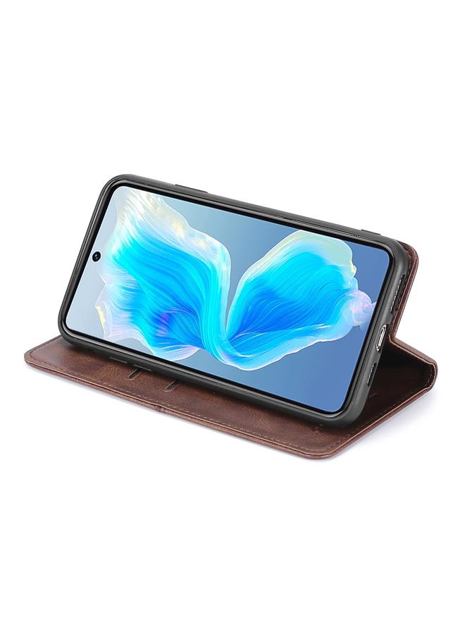 The Bros Case For Huawei Enjoy 60 Cow Texture Magnetic Horizontal Flip Leather Phone Case  - Image 4