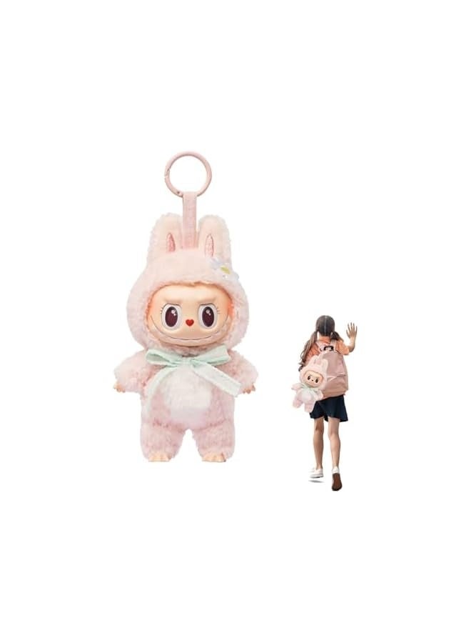 Generic Labubu Keychain, Labubu Plush Keychain, Labubu Monster Keychain, Labubu Plush Dolls Pendants, Have Decorative Functions A Great Gift, pink, 8*7*18cm  - Image 1