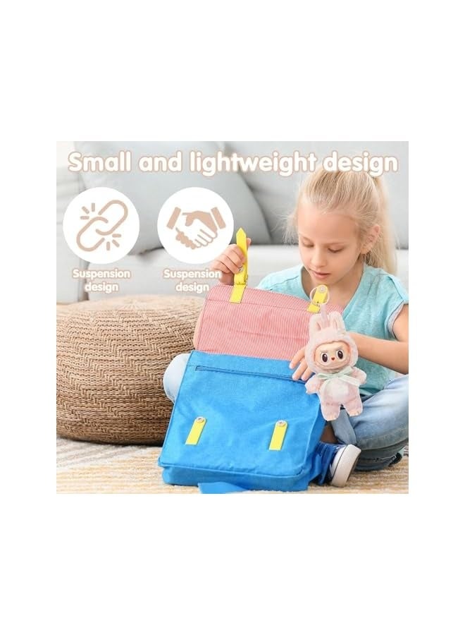 Generic Labubu Keychain, Labubu Plush Keychain, Labubu Monster Keychain, Labubu Plush Dolls Pendants, Have Decorative Functions A Great Gift, pink, 8*7*18cm  - Image 4