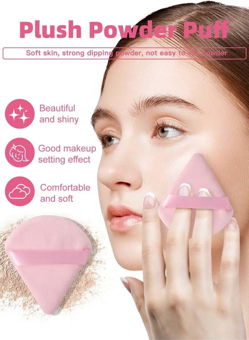 14-Piece Makeup Sponge Set- Multi soft color Mini Makeup Sponge, Powder Puff Long Lasting Beauty Sponge Wet & Dry Use for Women (Pink) - Image 5