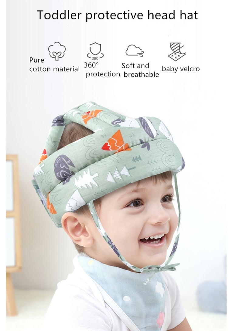 Children head pillow anti-fall head protection pad learning to walk thickened Baby toddler protective head hat  - Image 5