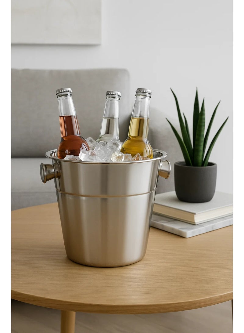 LOFT ICE BUCKET,L23.5XP21.8XH21CMS,,SILVER,STAINLESS-150285  - Image 2