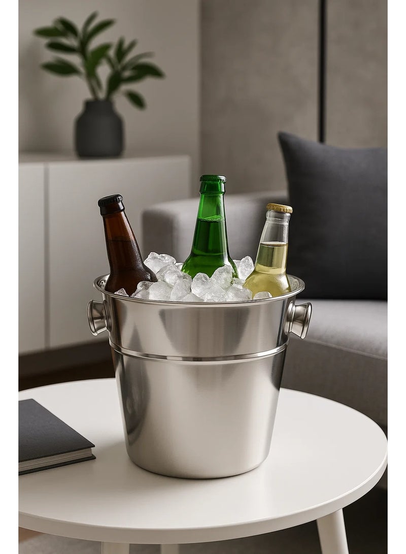 LOFT ICE BUCKET,L23.5XP21.8XH21CMS,,SILVER,STAINLESS-150285  - Image 3